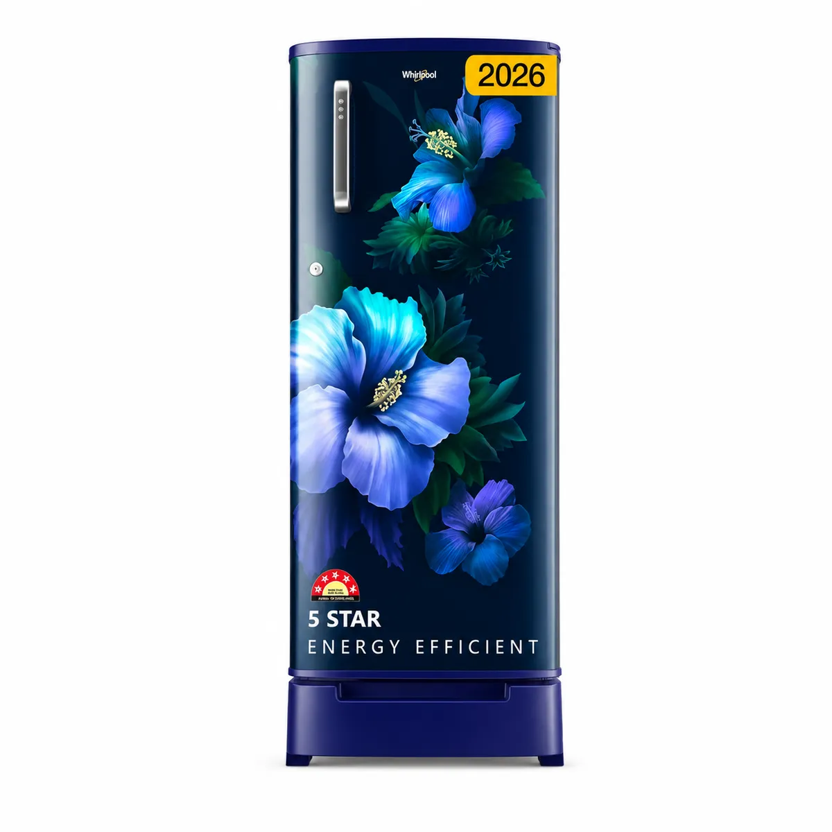 Whirlpool 184 L 5 Star Direct-Cool Single Door Refrigerator with Intellisense Inverter Compressor (205 WDE ROY 5S Inv SAPPHIRE SPRING-Y, Blue, 2026 Model)