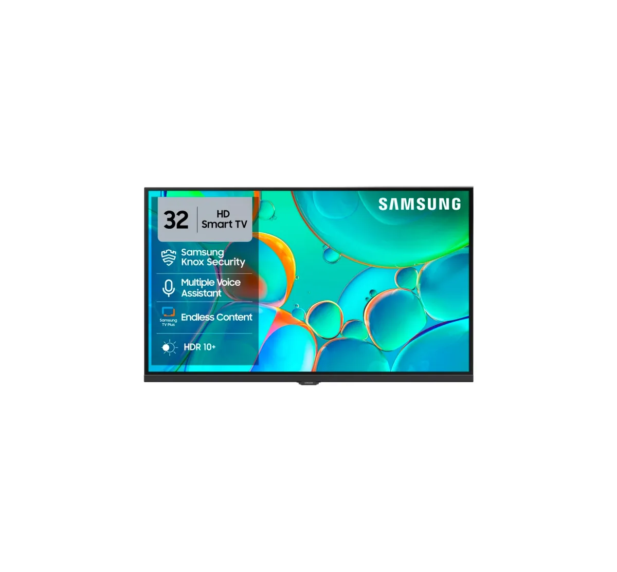 Samsung 80 cm (32 inch) HD Ready LED Smart Tizen TV with Voice Assistance Remote Control 100+ Free Channels HDR 10+ Support PurColor Samsung Knox Q-Symphony (UA32H450OFUXXL) @12752