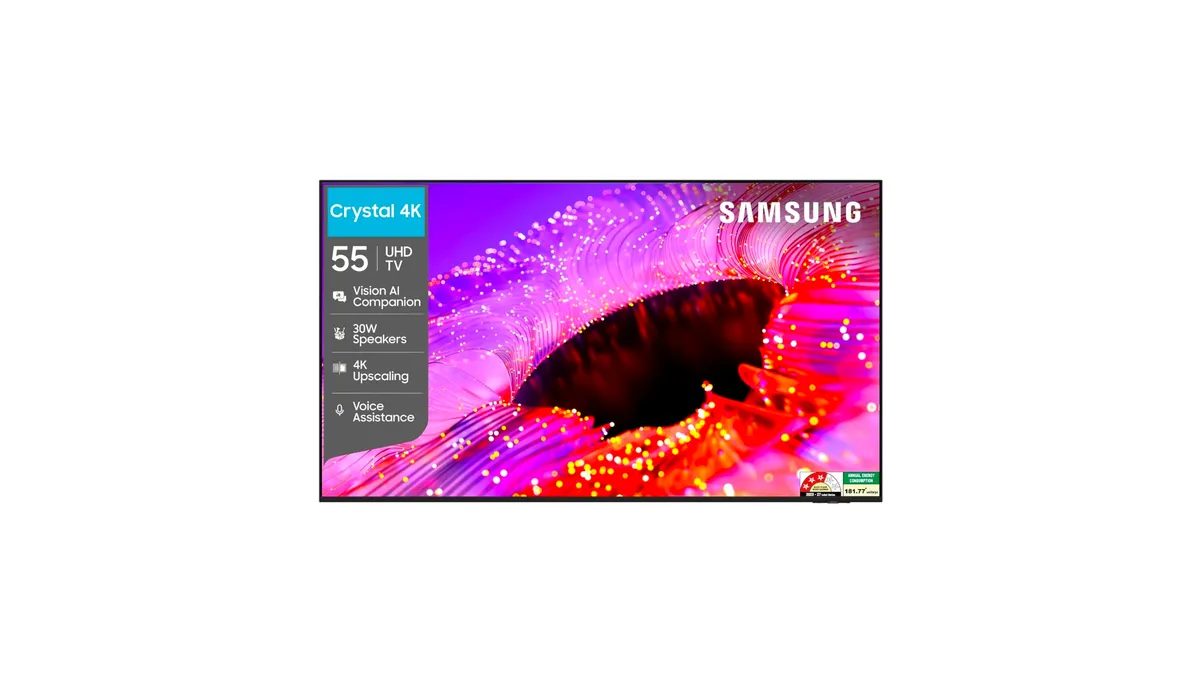 Samsung 55 inches Crystal UHD 4K Samsung Vision Al Smart TV UA55UE85AHULXL @34156