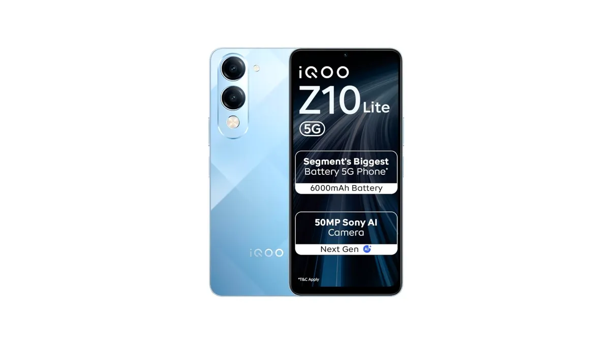 iQOO Z10lite(4/64)5g @13044 (After Cashback) 