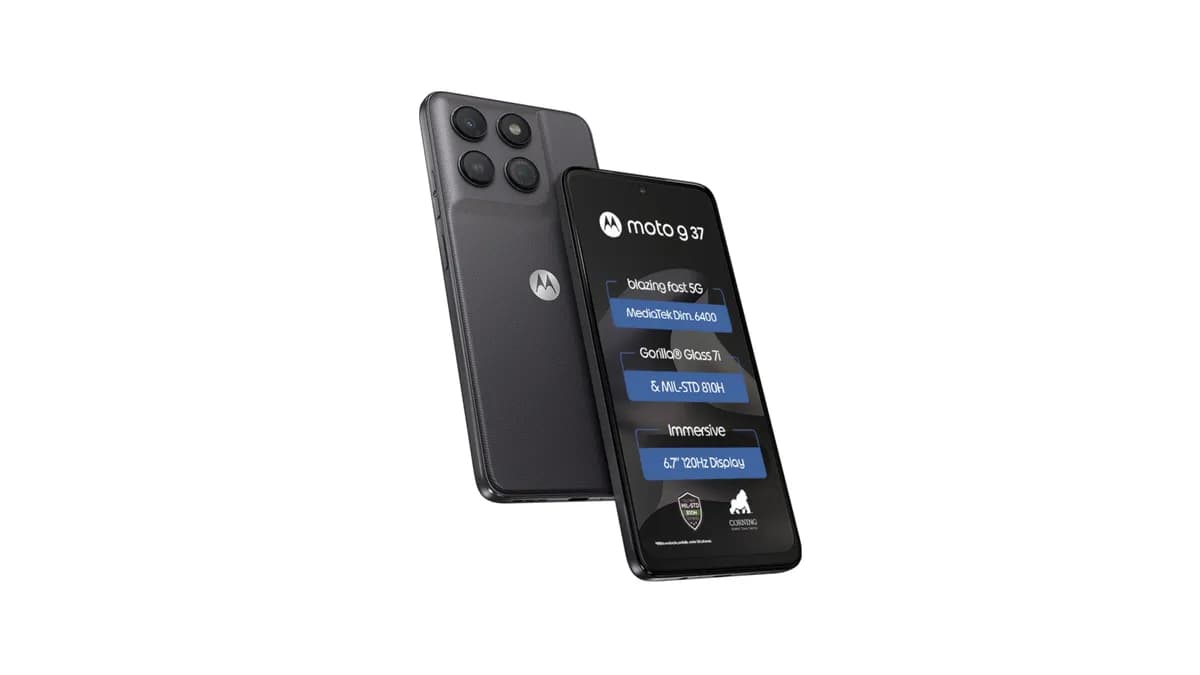 Moto G37(4/64)5g @12590 (13246 - 5%)