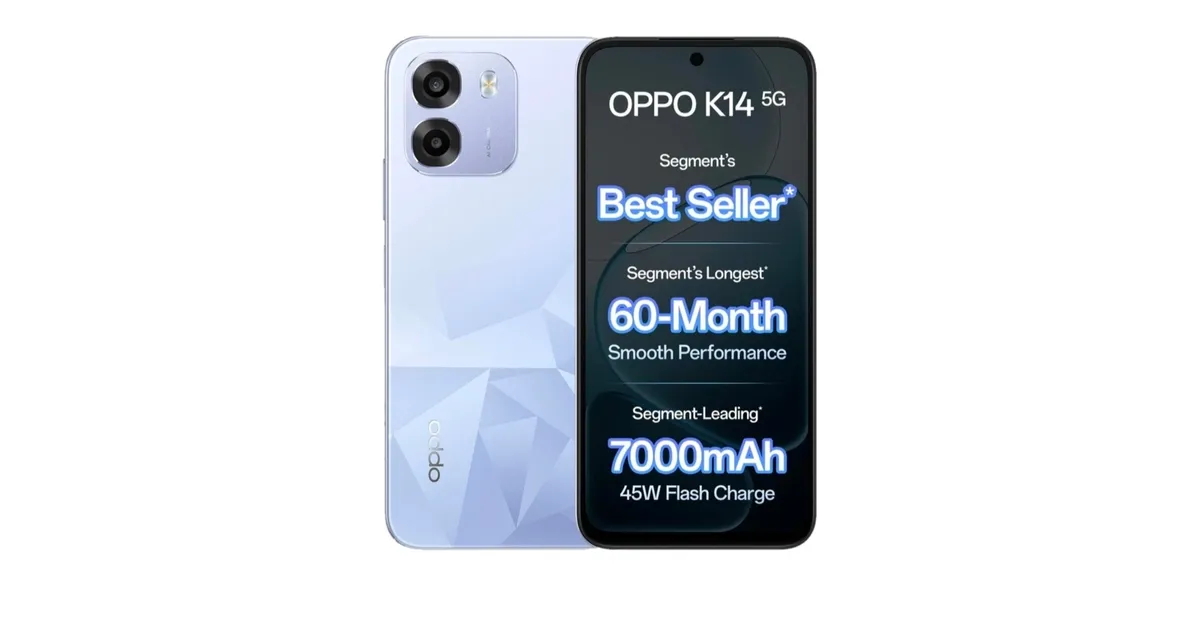 Oppo K14(6/256)5g @18960
