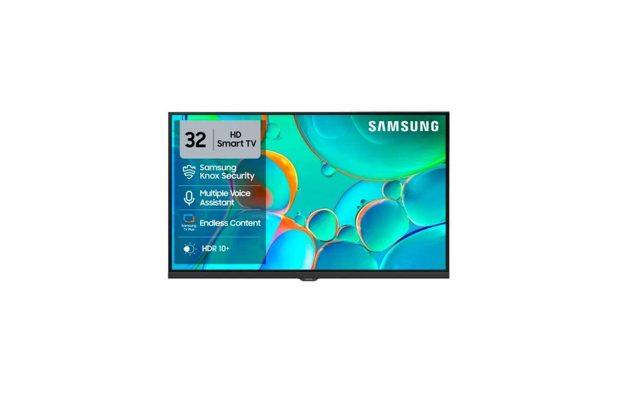 Samsung 80 cm (32 inch) HD Ready LED Smart Tizen TV with Voice Assistance Remote Control 100+ Free Channels HDR 10+ Support PurColor Samsung Knox Security Digital Tuner Object Tracking Sound Lite Adaptive Sound Q-Symphony (UA32H4500FUXXL) @ 12670