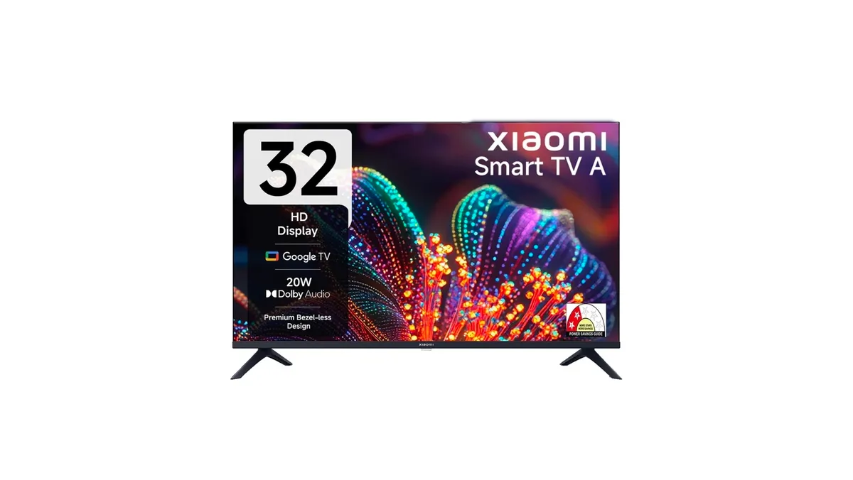 XIAOMI A 80 cm (32 inch) HD Ready LED Smart Gooale TV with 200+ Free Channels | HDR 10 Dolbv Audio Premium Metal Bezel-less Desian DTS X DTS Virtual: X Mi TV (L32MB-AIN) @11306